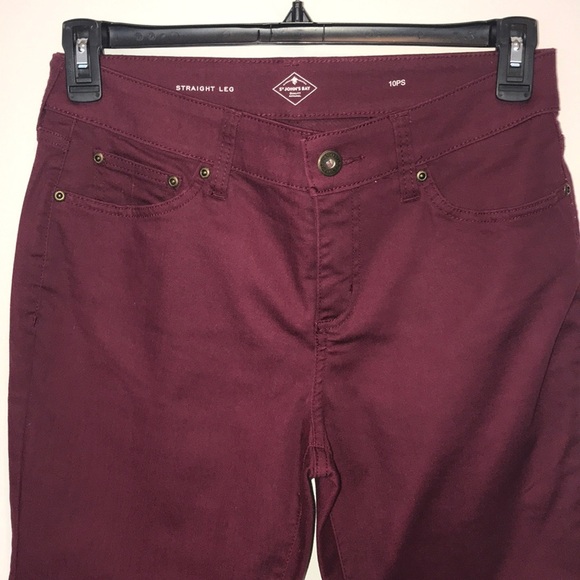 St. John’s Bay Straight Leg Pants Size 10PS - Picture 2 of 9